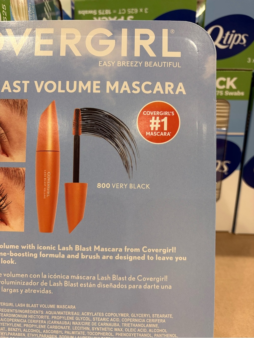 Covergirl Lash Blast Volume 10X Very Black 800 Mascara, 3 PACK 0.44 Fl/ Oz Each. - Picture 4 of 5